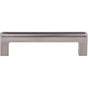 Top Knobs - Podium Pull 3 3/4 Inch (c-c) Brushed Satin Nickel - Brushed Satin Nickel