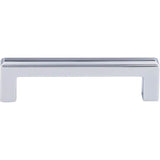 Top Knobs - Podium Pull 3 3/4 Inch (c-c) Polished Chrome - Polished Chrome