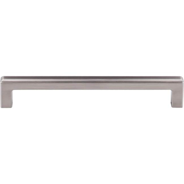Top Knobs - Podium Pull 6 5/16 Inch (c-c) Brushed Satin Nickel - Brushed Satin Nickel