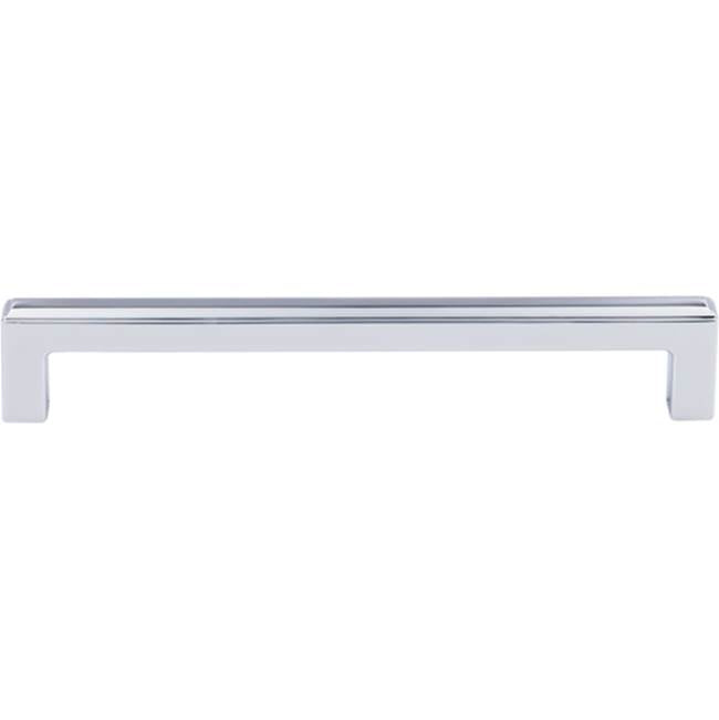 Top Knobs - Podium Pull 6 5/16 Inch (c-c) Polished Chrome - Polished Chrome