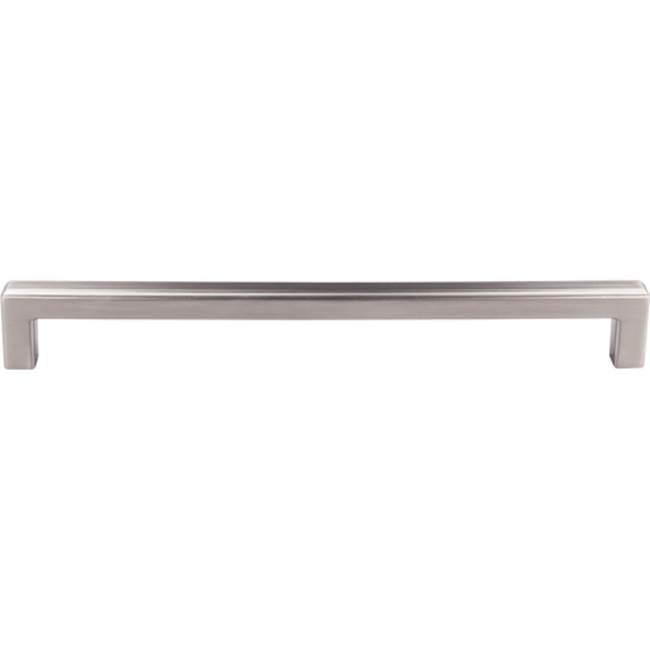 Top Knobs - Podium Appliance Pull 12 Inch (c-c) Brushed Satin Nickel - Brushed Satin Nickel