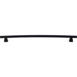 Top Knobs - Arched Pull 12 Inch (c-c) Flat Black - Flat Black
