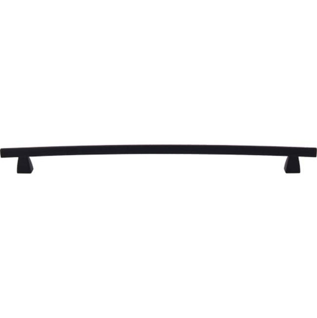 Top Knobs - Arched Pull 12 Inch (c-c) Flat Black - Flat Black