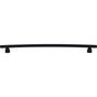 Top Knobs - Arched Pull 12 Inch (c-c) Flat Black - Flat Black
