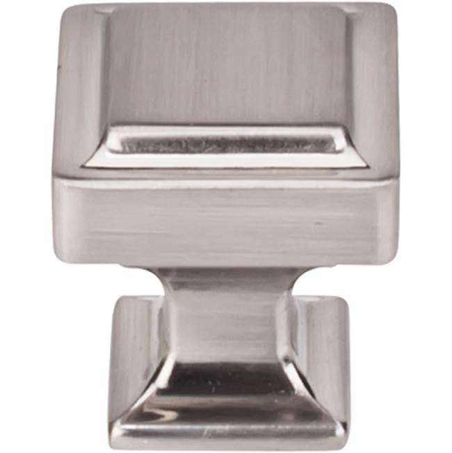 Top Knobs - Ascendra Knob 1 1/8 Inch Brushed Satin Nickel - Brushed Satin Nickel