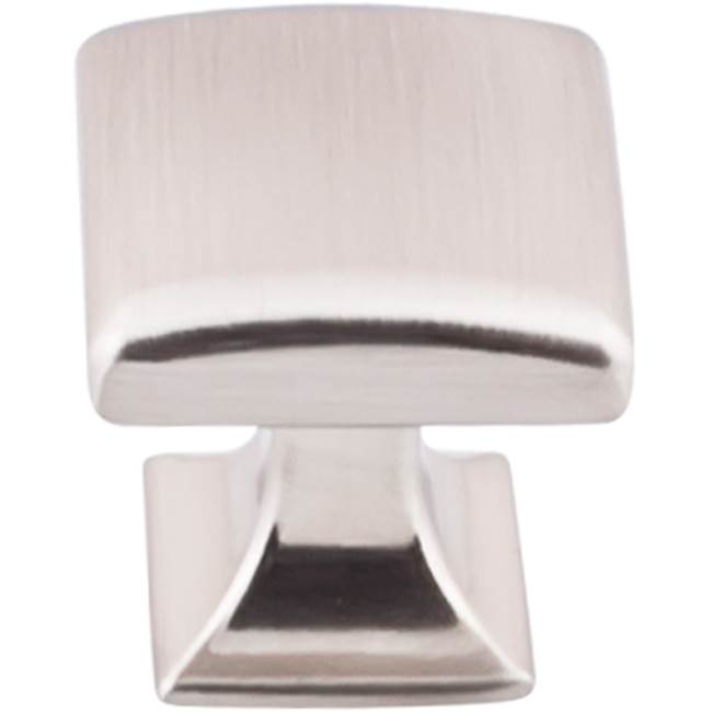 Top Knobs - Contour Knob 1 1/8 Inch Brushed Satin Nickel - Brushed Satin Nickel