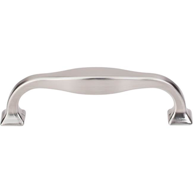 Top Knobs - Contour Pull 3 3/4 Inch (c-c) Brushed Satin Nickel - Brushed Satin Nickel