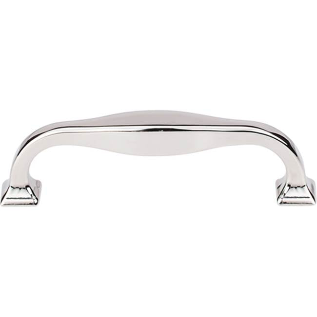 Top Knobs - Contour Pull 3 3/4 Inch (c-c) Polished Nickel - Polished Nickel