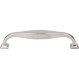 Top Knobs - Contour Pull 5 1/16 Inch (c-c) Brushed Satin Nickel - Brushed Satin Nickel