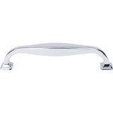 Top Knobs - Contour Pull 5 1/16 Inch (c-c) Polished Chrome - Polished Chrome