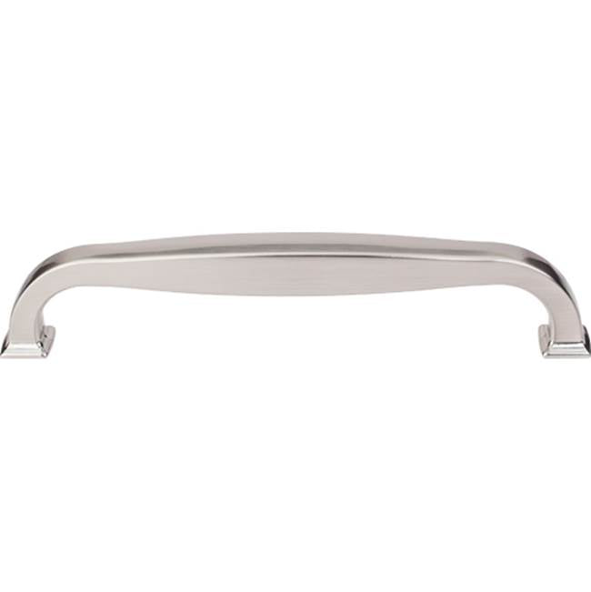 Top Knobs - Contour Appliance Pull 8 Inch (c-c) Brushed Satin Nickel - Brushed Satin Nickel