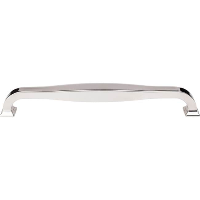 Top Knobs - Contour Appliance Pull 12 Inch (c-c) Polished Nickel - Polished Nickel