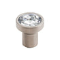 Top Knobs - Wentworth Crystal Knob 1 1/8 Inch Brushed Satin Nickel Base - Brushed Satin Nickel