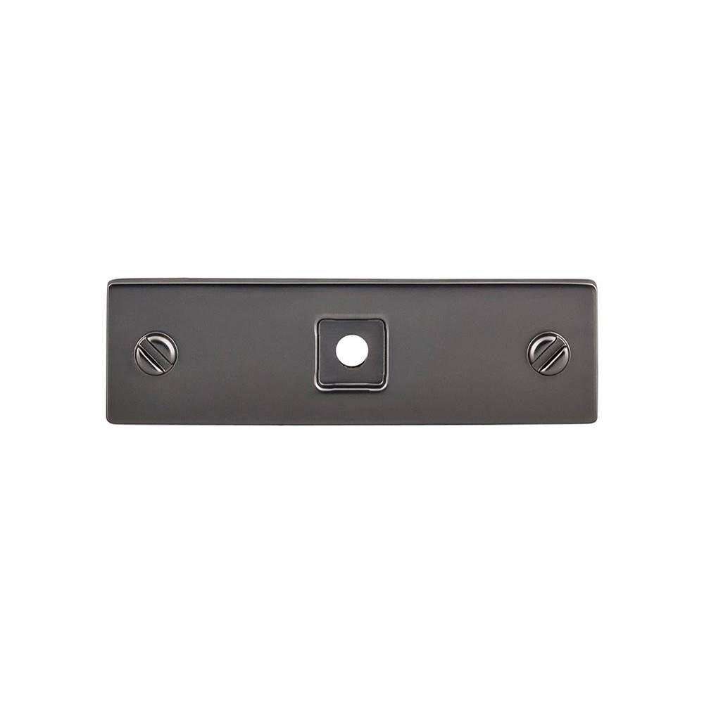 Top Knobs - Channing Backplate 3 Inch Ash Gray - Ash Gray