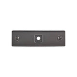 Top Knobs - Channing Backplate 3 Inch Ash Gray - Ash Gray
