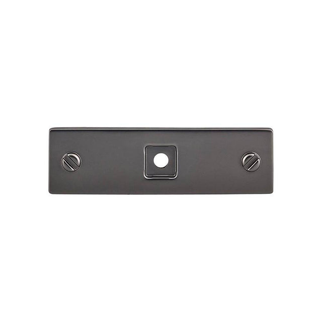 Top Knobs - Channing Backplate 3 Inch Ash Gray - Ash Gray