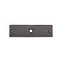 Top Knobs - Channing Backplate 3 Inch Ash Gray - Ash Gray