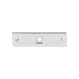 Top Knobs - Channing Backplate 3 Inch Polished Chrome - Polished Chrome