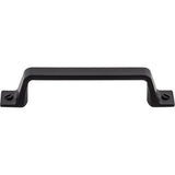 Top Knobs - Channing Pull 3 3/4 Inch (c-c) Flat Black - Flat Black