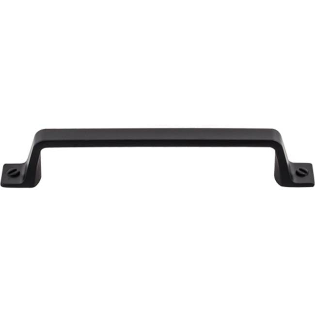 Top Knobs - Channing Pull 5 1/16 Inch (c-c) Flat Black - Flat Black