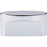 Top Knobs - Oval Slot Knob 1 1/2 Inch (c-c) Polished Chrome - Polished Chrome
