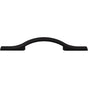 Top Knobs - Somerdale Pull 3 3/4 Inch (c-c) Flat Black - Flat Black