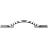 Top Knobs - Somerdale Pull 3 3/4 Inch (c-c) Polished Chrome - Polished Chrome