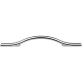 Top Knobs - Somerdale Pull 5 1/16 Inch (c-c) Polished Chrome - Polished Chrome