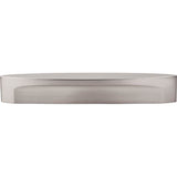 Top Knobs - Oval Long Slot Pull 5 Inch (c-c) Brushed Satin Nickel - Brushed Satin Nickel