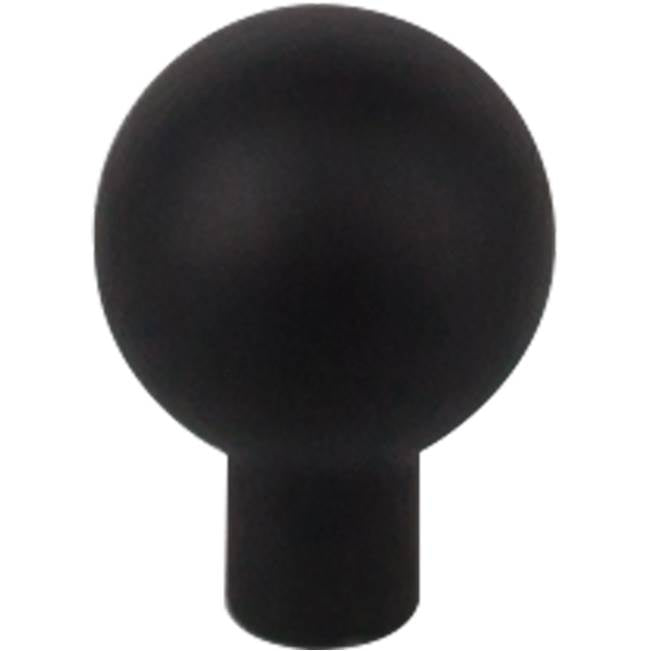 Top Knobs - Brookline Knob 7/8 Inch Flat Black - Flat Black