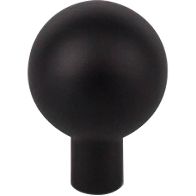 Top Knobs - Brookline Knob 1 Inch Flat Black - Flat Black