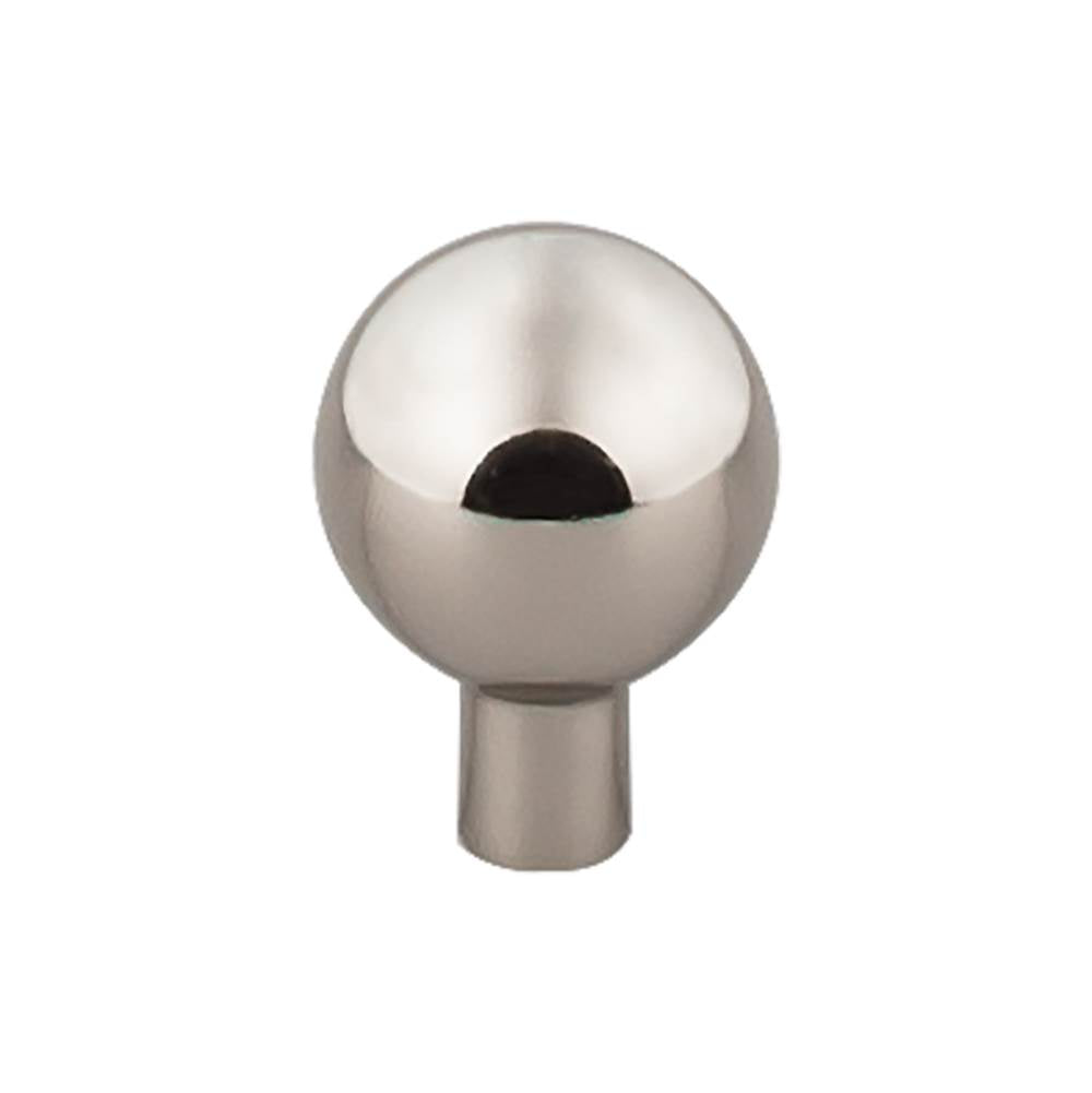 Top Knobs - Brookline Knob 1 Inch Polished Nickel - Polished Nickel