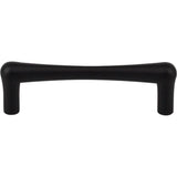 Top Knobs - Brookline Pull 3 3/4 Inch (c-c) Flat Black - Flat Black