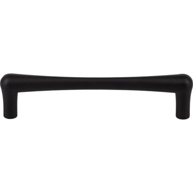 Top Knobs - Brookline Pull 5 1/16 Inch (c-c) Flat Black - Flat Black