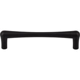 Top Knobs - Brookline Pull 5 1/16 Inch (c-c) Flat Black - Flat Black
