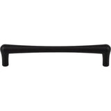 Top Knobs - Brookline Pull 6 5/16 Inch (c-c) Flat Black - Flat Black
