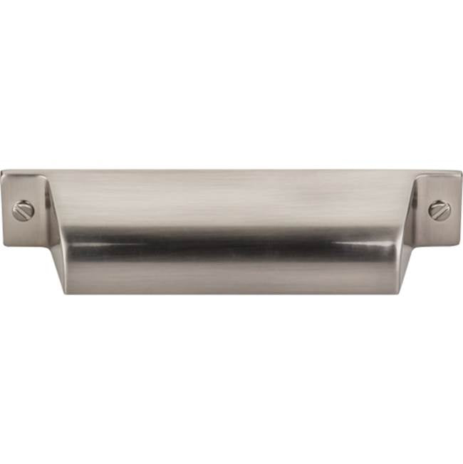 Top Knobs - Channing Cup Pull 3 3/4 Inch (c-c) Brushed Satin Nickel - Brushed Satin Nickel