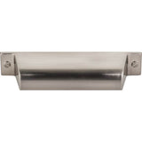 Top Knobs - Channing Cup Pull 3 3/4 Inch (c-c) Brushed Satin Nickel - Brushed Satin Nickel