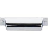 Top Knobs - Channing Cup Pull 3 3/4 Inch (c-c) Polished Chrome - Polished Chrome