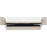Top Knobs - Channing Cup Pull 3 3/4 Inch (c-c) Polished Nickel - Polished Nickel
