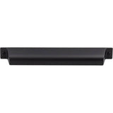 Top Knobs - Channing Cup Pull 7 Inch (c-c) Flat Black - Flat Black