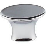 Top Knobs - Edgewater Knob 1 5/16 Inch Polished Chrome - Polished Chrome