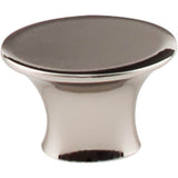 Top Knobs - Edgewater Knob 1 5/16 Inch Polished Nickel - Polished Nickel