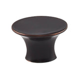 Top Knobs - Edgewater Knob 1 1/2 Inch Tuscan Bronze - Tuscan Bronze