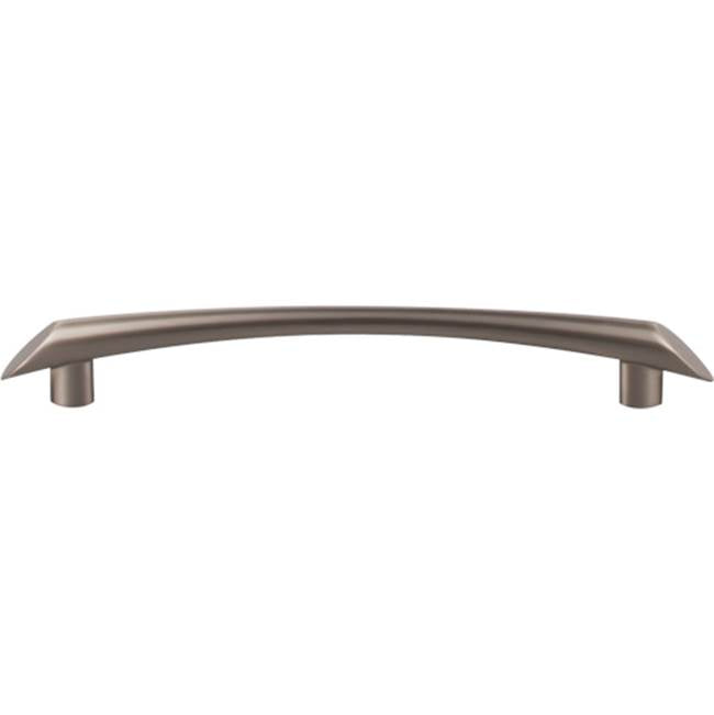 Top Knobs - Edgewater Pull 6 5/16 Inch (c-c) Brushed Satin Nickel - Brushed Satin Nickel