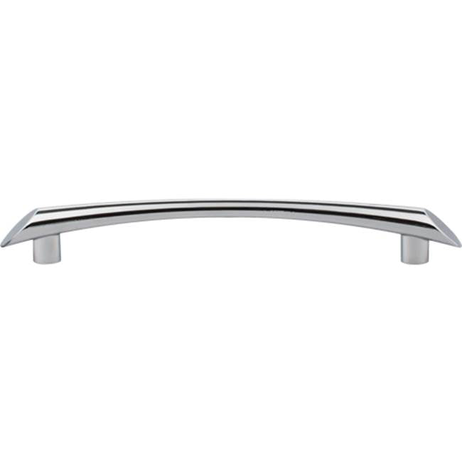 Top Knobs - Edgewater Pull 6 5/16 Inch (c-c) Polished Chrome - Polished Chrome