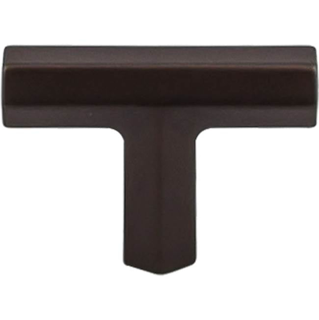Top Knobs - Lydia T Shape Knob 1 3/4 Inch Oil Rubbed Bronze - Oil Rubbed Bronze