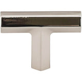 Top Knobs - Lydia T Shape Knob 1 3/4 Inch Polished Nickel - Polished Nickel