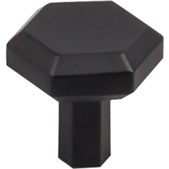 Top Knobs - Lydia Knob 1 1/8 Inch Flat Black - Flat Black