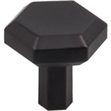 Top Knobs - Lydia Knob 1 1/8 Inch Flat Black - Flat Black